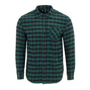 Firetrap Mens Checked Shirt / Green/Black